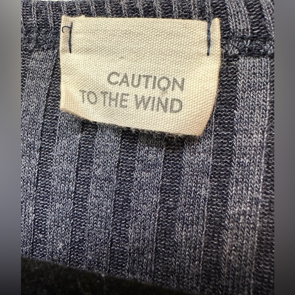 Caution To The Wind Blue Dress Size Medium - Picture 4 of 8